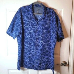 Van Heusen Men's Oasis Printed Short Sleeve Shirt.  XXL